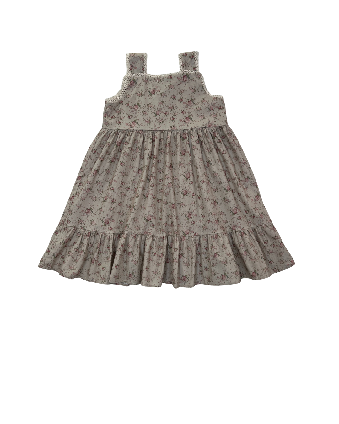 Vestido Infantil Floral Romántico 🌿🌺