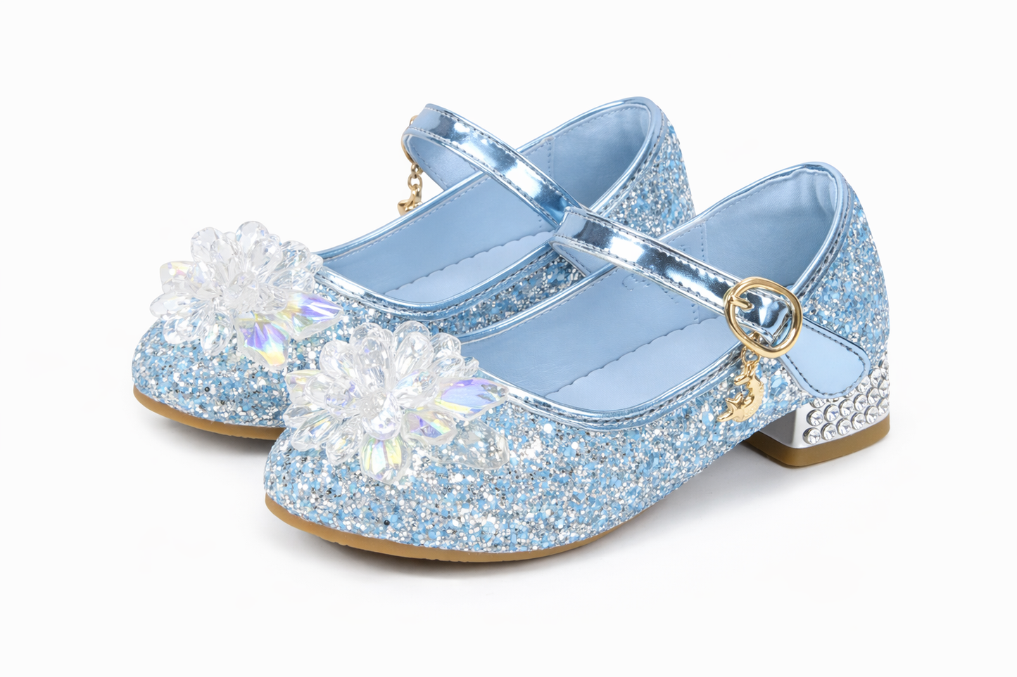 Zapato pedrería glitter