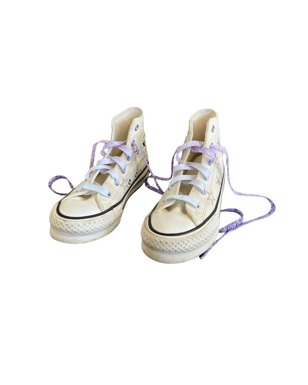 Cordones diseño morados