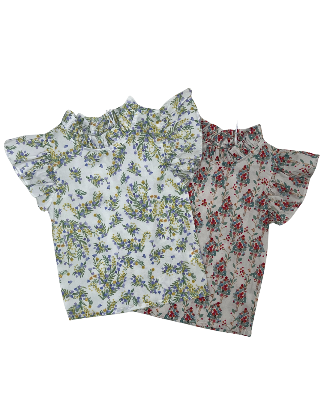 Blusa floral con vuelos 🌸