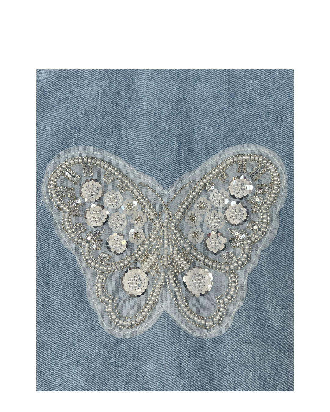 Chaqueta denim mariposa 🦋💙