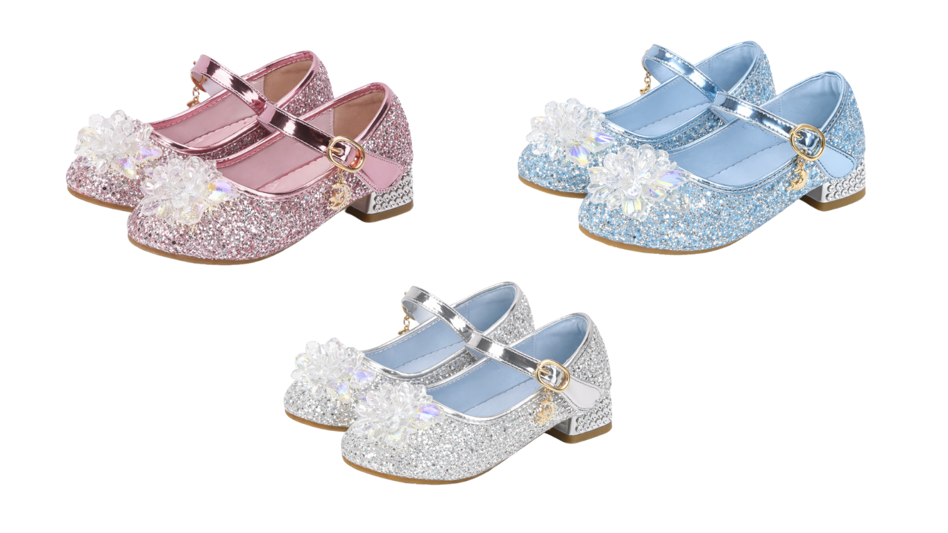 Zapato pedrería glitter