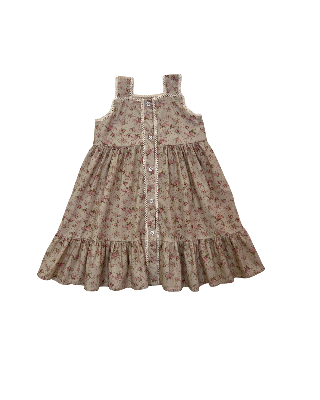 Vestido Infantil Floral Romántico 🌿🌺