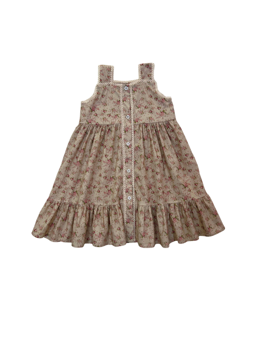 Vestido Infantil Floral Romántico 🌿🌺