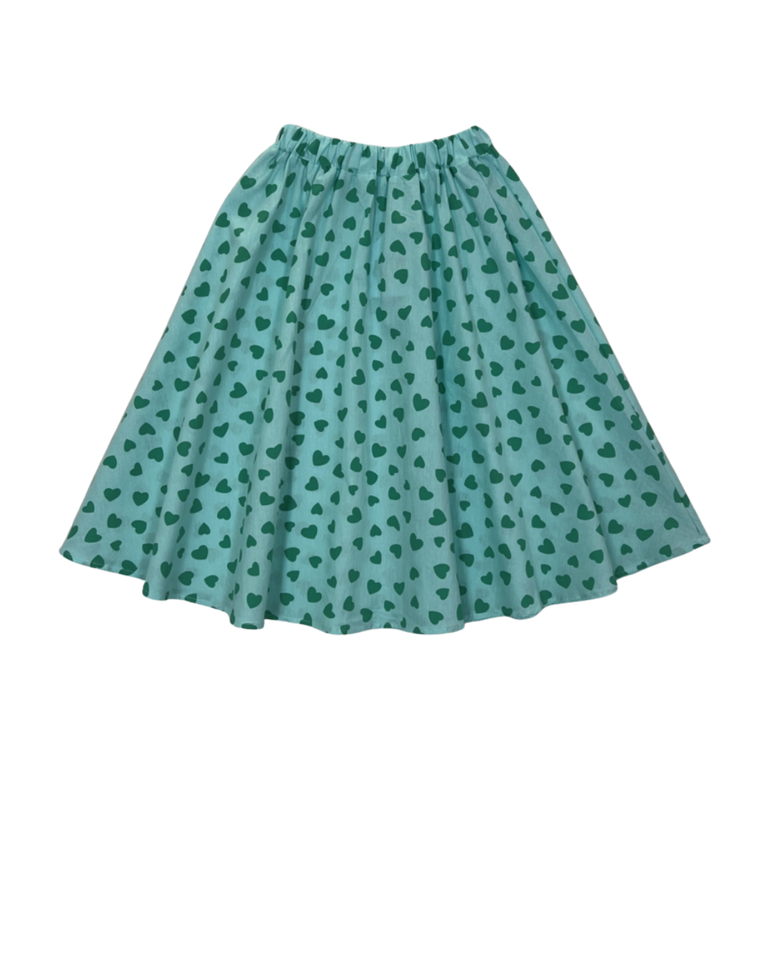 Falda corazones verdes 💙