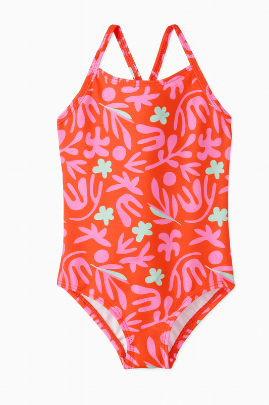 Traje baño entero coral dreams 🌺✨