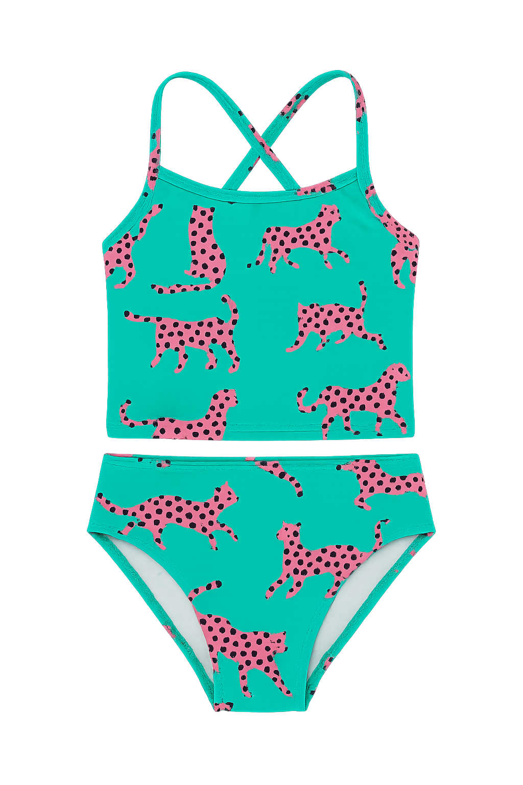 Bikini Leopardo Aqua 🍃🐆