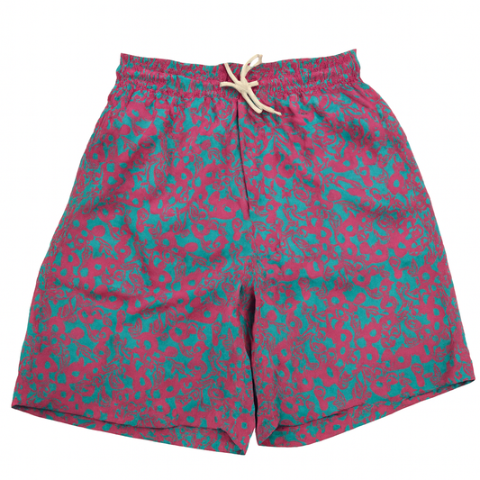 Traje baño coral splash🌞🌴🩳
