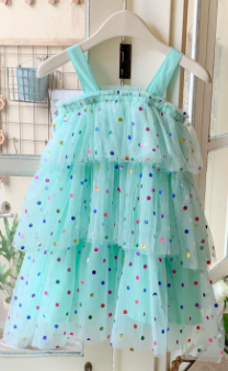 Vestido confetti 💗💙