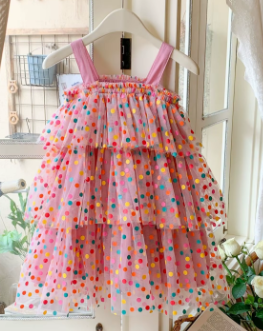 Vestido confetti 💗💙