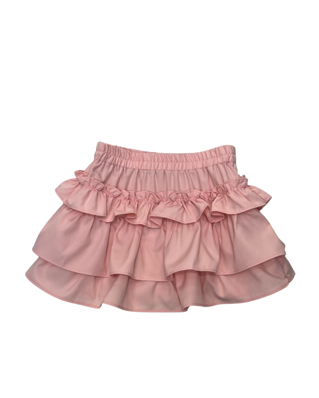 Falda Rosada con vuelos 🎀✨