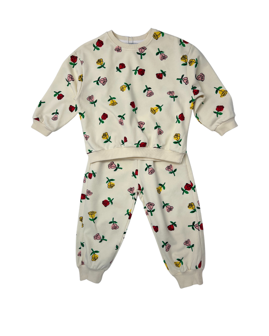 Conjunto Jogger Rosas