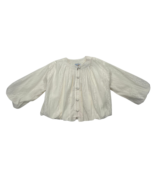 Blusa Mangas Abullonadas