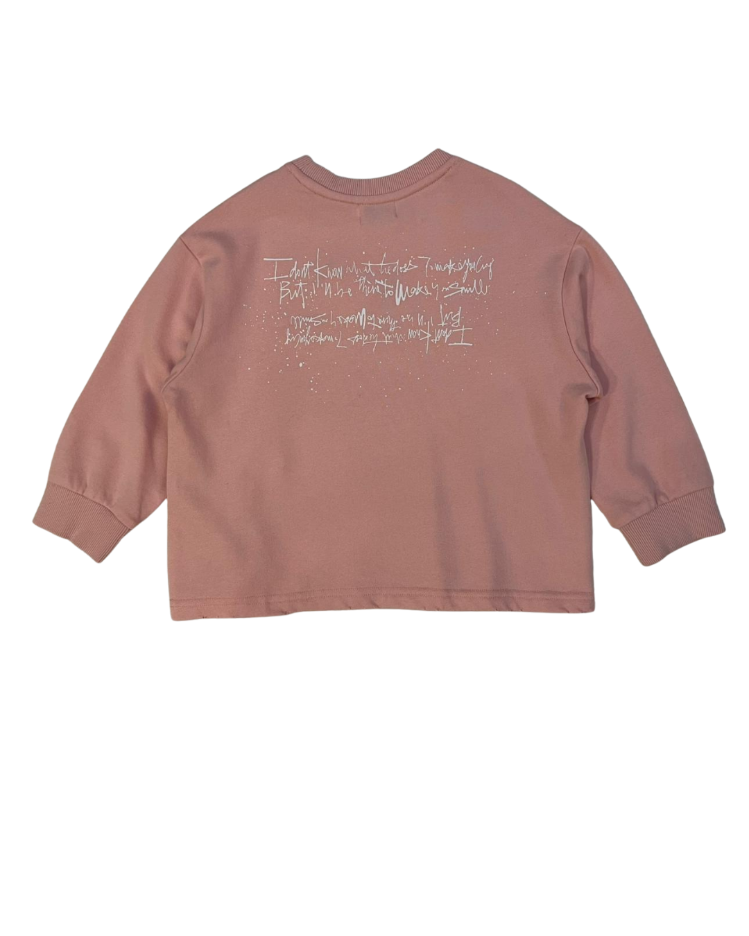 Poleron oversize rosado