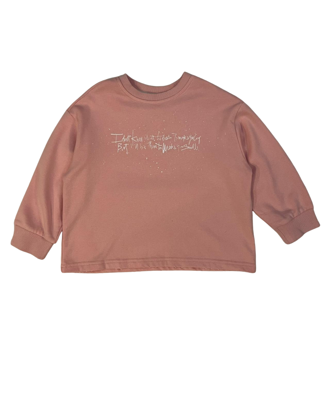 Poleron oversize rosado
