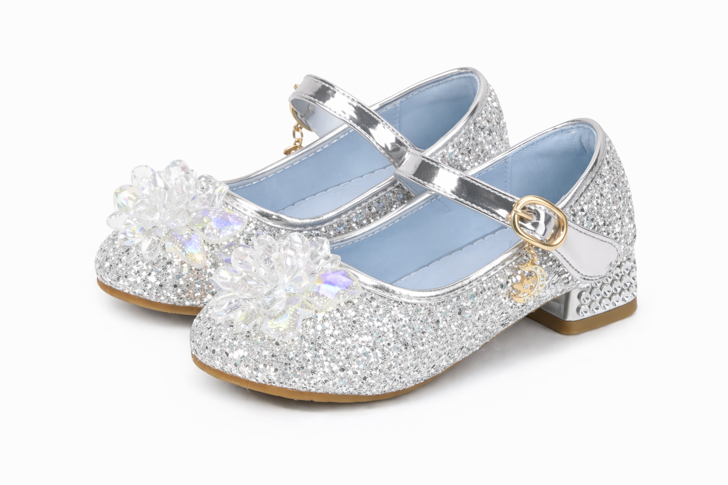Zapato pedrería glitter