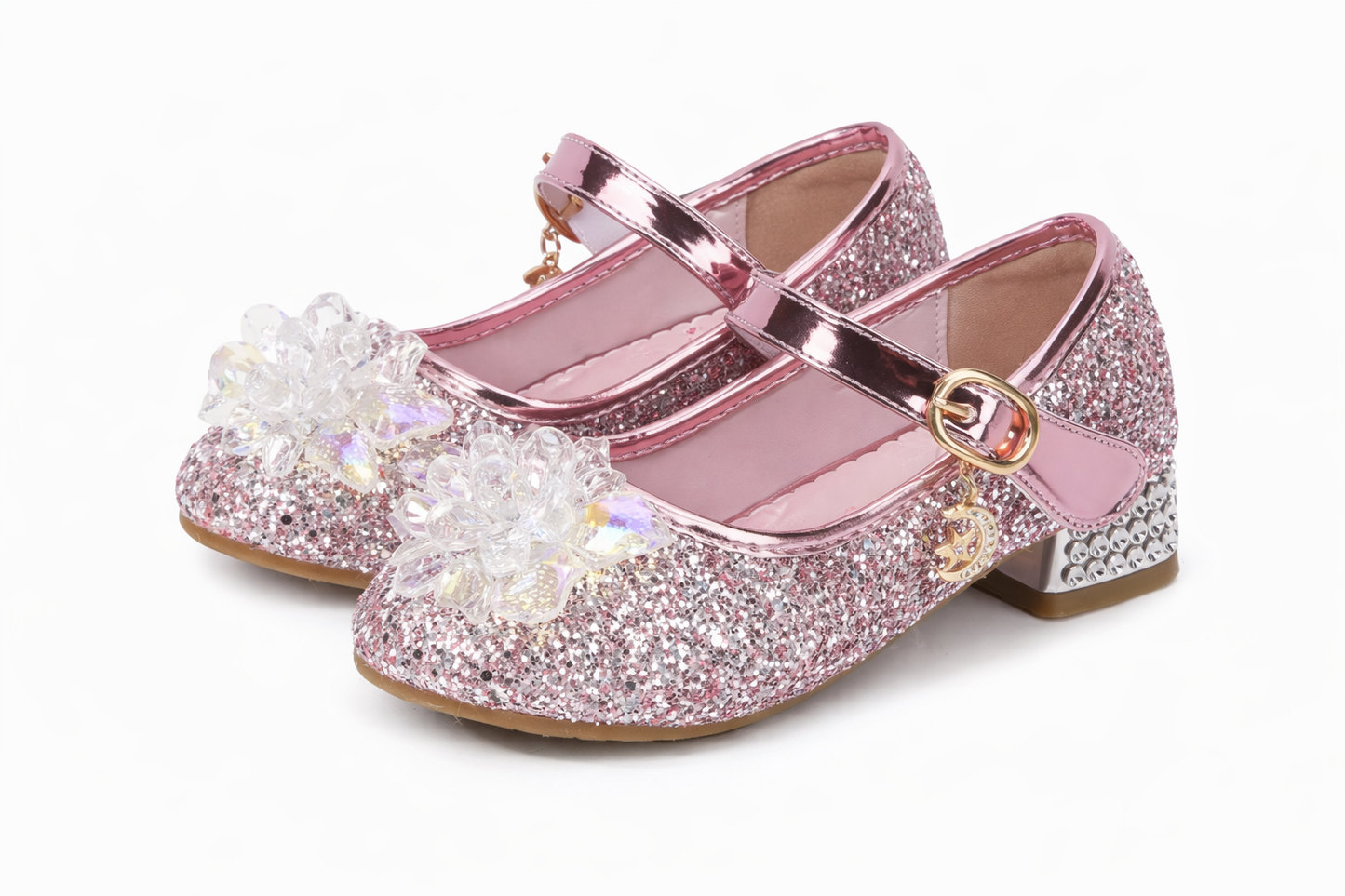 Zapato pedrería glitter